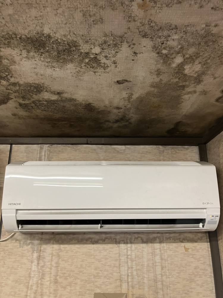 クレーン操作室エアコン　交換工事